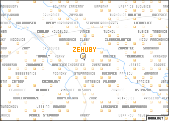 map of Zehuby