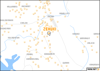 map of Zehūkī