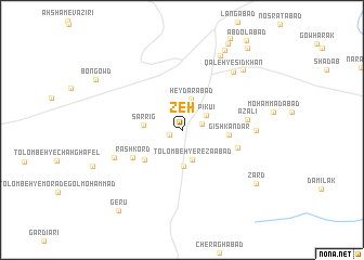 map of Zeh
