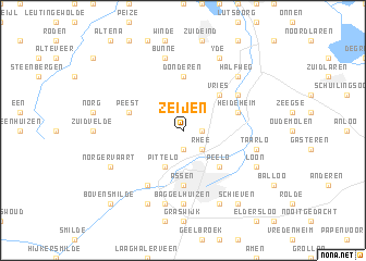 map of Zeijen