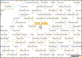 map of Zeilding