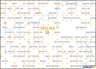 map of Zeiling