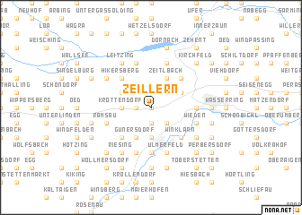 map of Zeillern