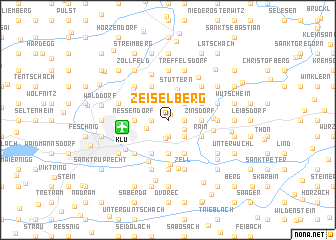 map of Zeiselberg