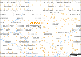 map of Zeißendorf