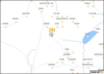 map of Zei