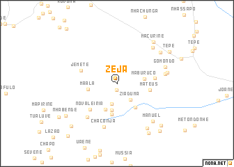 map of Zeja