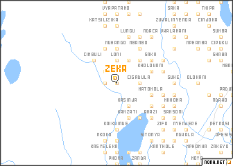 map of Zeka