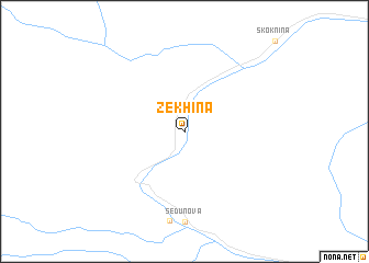 map of Zekhina