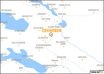 map of Zekhnovo