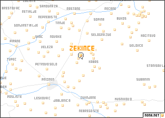 map of Zekince