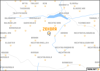 map of Zekora