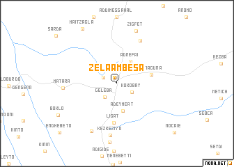 map of Zela Āmbesa