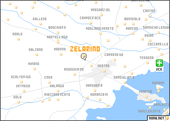 map of Zelarino