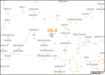 map of Zéla