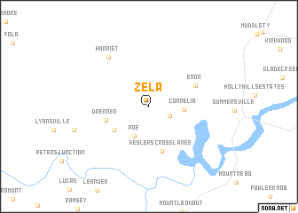 map of Zela