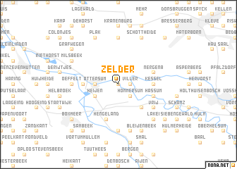 map of Zelder
