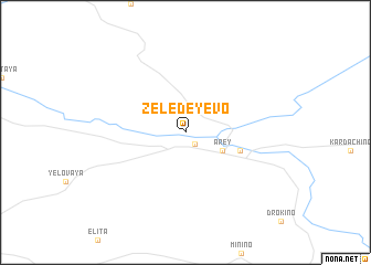 map of Zeledeyevo