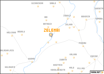 map of Zelemai