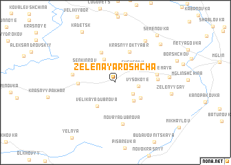 map of Zelënaya Roshcha