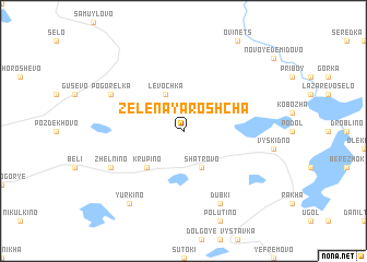 map of Zelënaya Roshcha