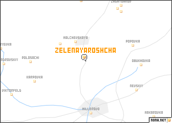 map of Zelënaya Roshcha