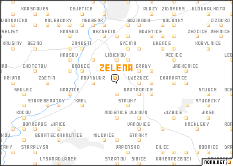 map of Zelená