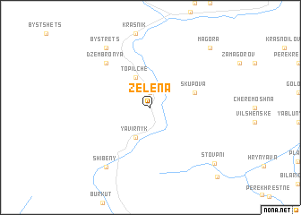 map of Zelena
