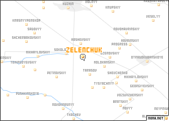 map of Zelenchuk