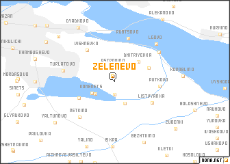 map of Zelenëvo