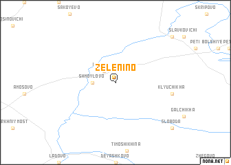 map of Zelenino