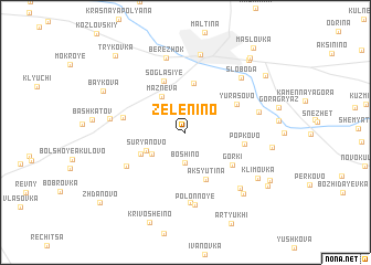 map of Zelenino