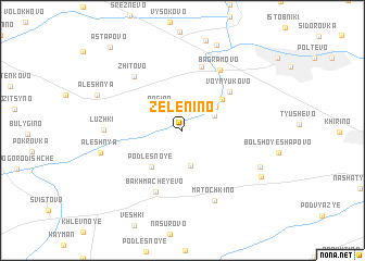 map of Zelenino