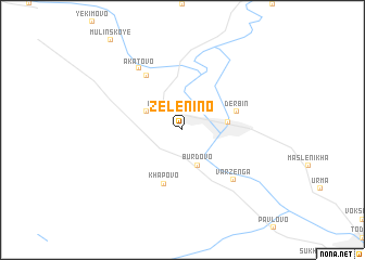 map of Zelenino