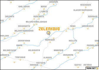 map of Zelënkovo