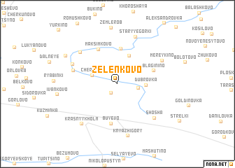 map of Zelen\