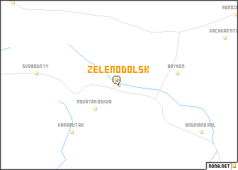 map of Zelënodol\