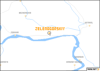 map of Zelenogorskiy