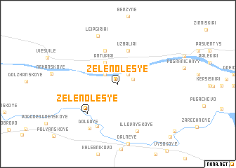 map of Zelënoles\