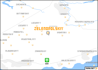 map of Zelenopol\