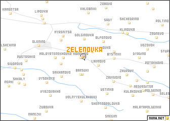 map of Zelenovka