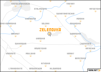 map of Zelenovka