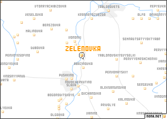 map of Zelenovka