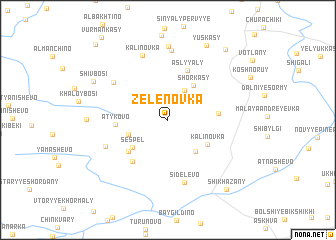 map of Zelenovka