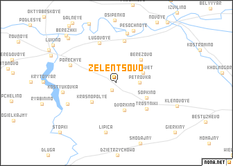 map of Zelentsovo