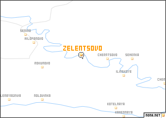 map of Zelentsovo