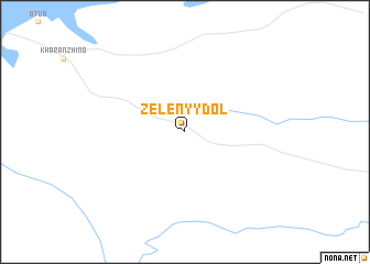 map of Zelënyy Dol