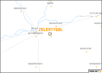 map of Zelënyy Dol