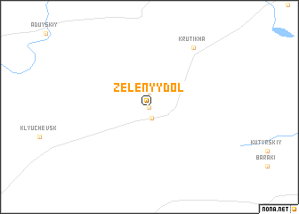 map of Zelënyy Dol