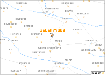 map of Zelënyy Dub